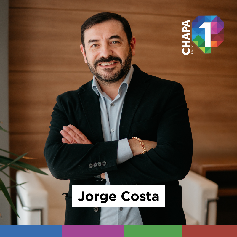 Técnico em Contabilidade, atuando na área desde de 1999. Tem ampla experiência na gestão contábil e empresarial. É empresário contábil, desde 2008 com foco em soluções voltadas ao desenvolvimento sustentável de negócios.  Participa ativamente das entidades da classe, é representante em fóruns institucionais, além de contribuir em ações sociais como conselheiro de associação comunitária.  Com uma trajetória marcada pelo comprometimento, pela ética e pela valorização da profissão, Jorge fortalece a Chapa 1 com sua experiência prática e visão de cooperação entre profissionais e instituições.